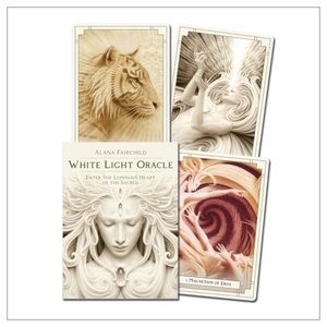 NEW White Light Oracle Mini Card Deck By Alana Fairchild